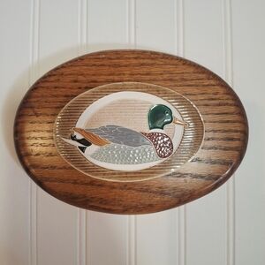 Wooden Duck Wall Plaque